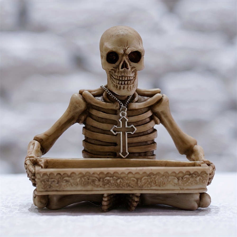 Skull Slot Storage Tray - Square Design